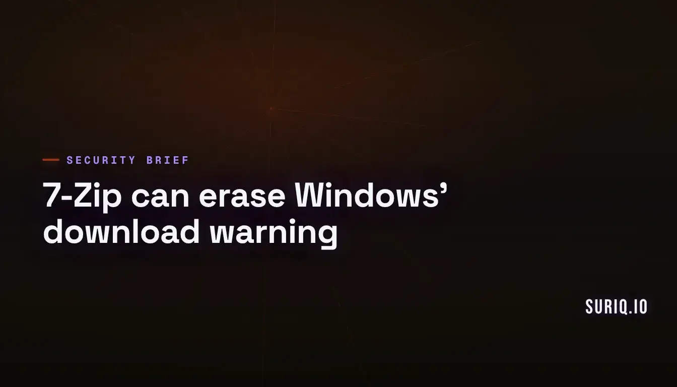 A warning label peeling off a plain sealed parcel on a flat surface