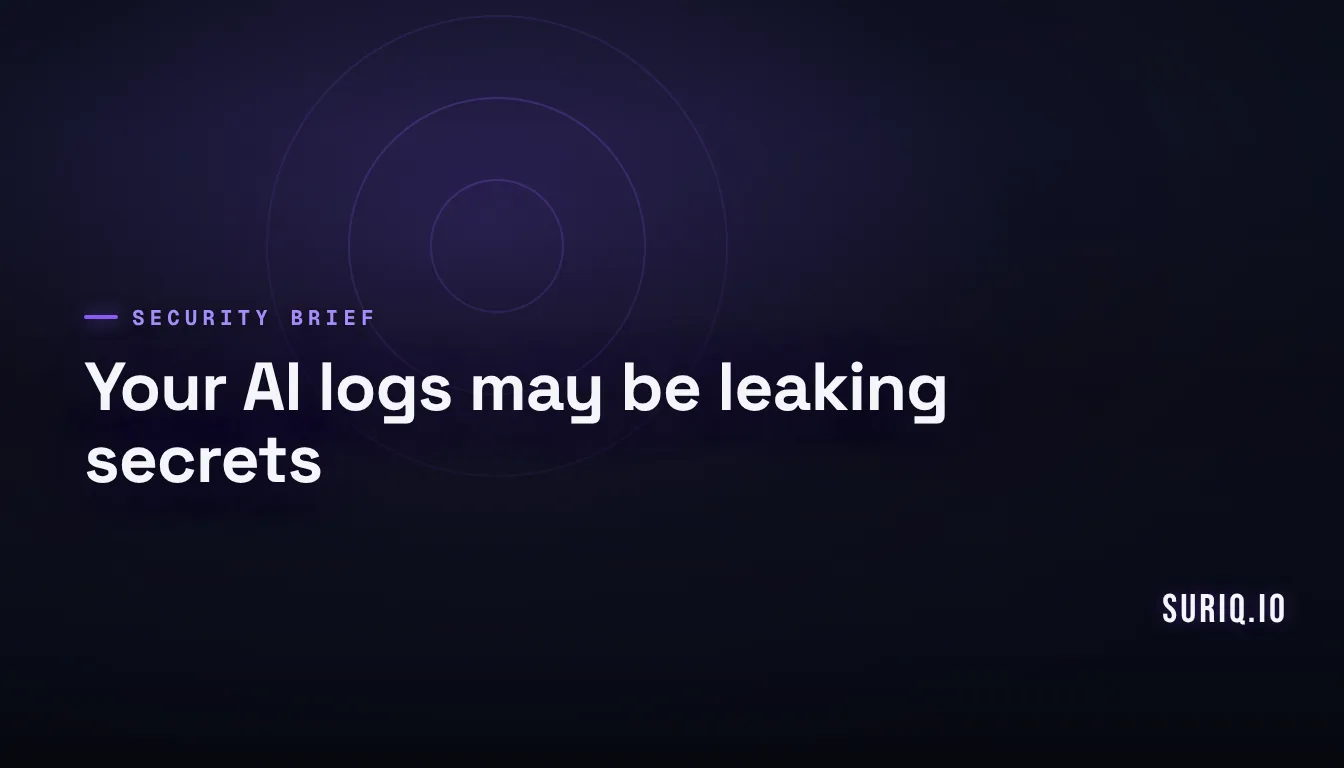 AI reasoning traces leak API keys and PII from shared logs