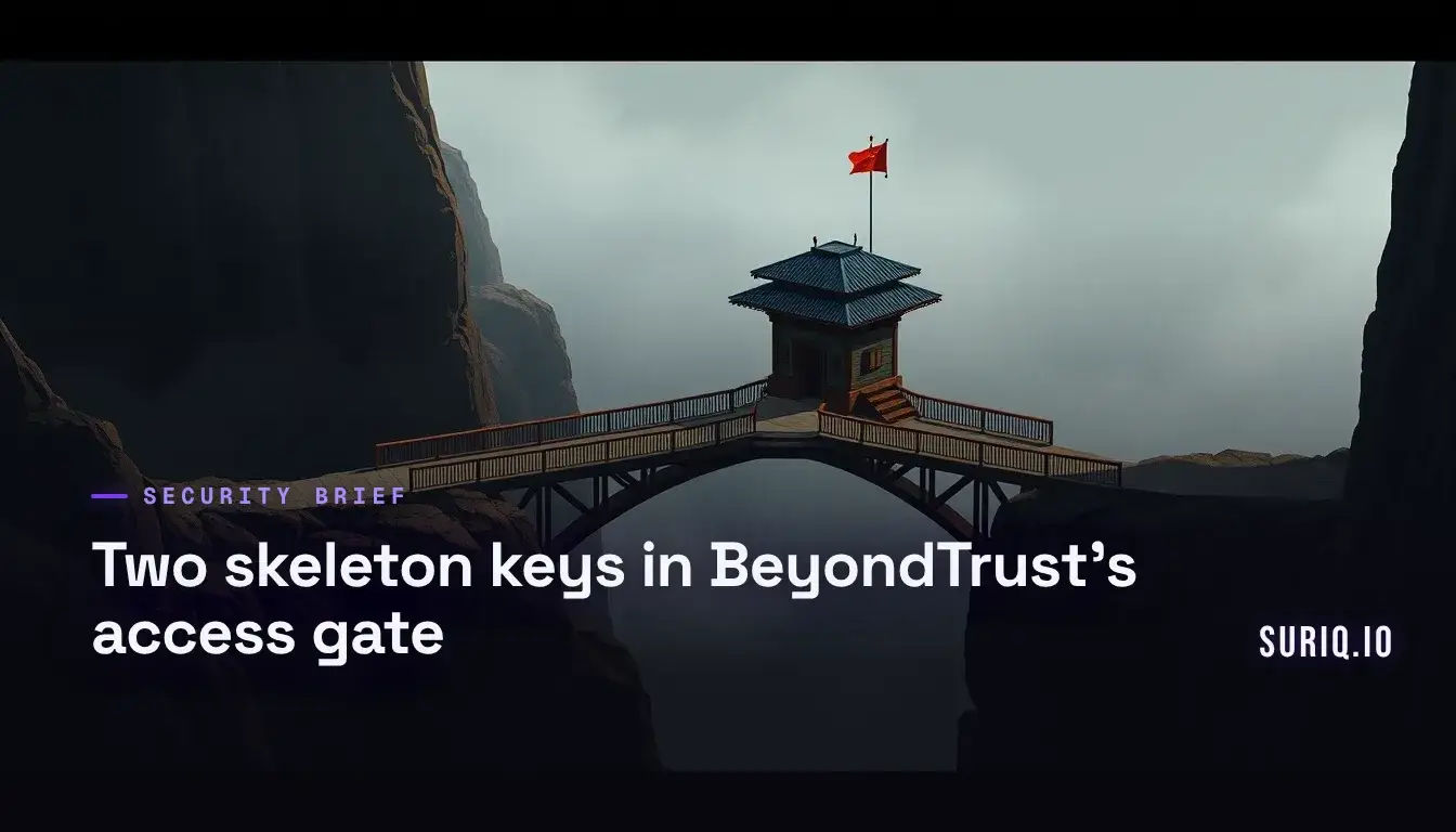 Isometric gatehouse on a narrow bridge with a faint ledge curving around it