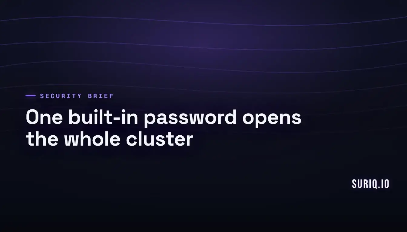 Isometric ring of linked server nodes around a single glowing central token