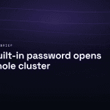 Isometric ring of linked server nodes around a single glowing central token