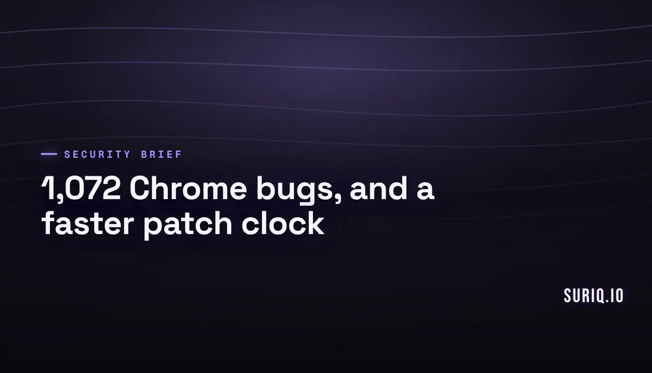 Conveyor sorting software bugs at speed, illustrating Chrome AI vulnerability discovery