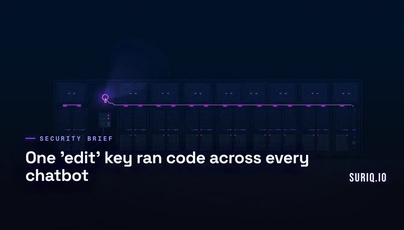 Glowing key in one control panel lighting a whole row of server modules