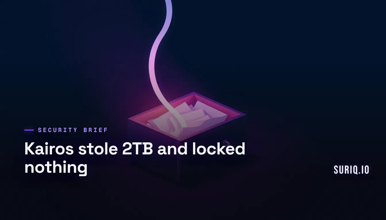 Kairos encrypted nothing and still got $1M