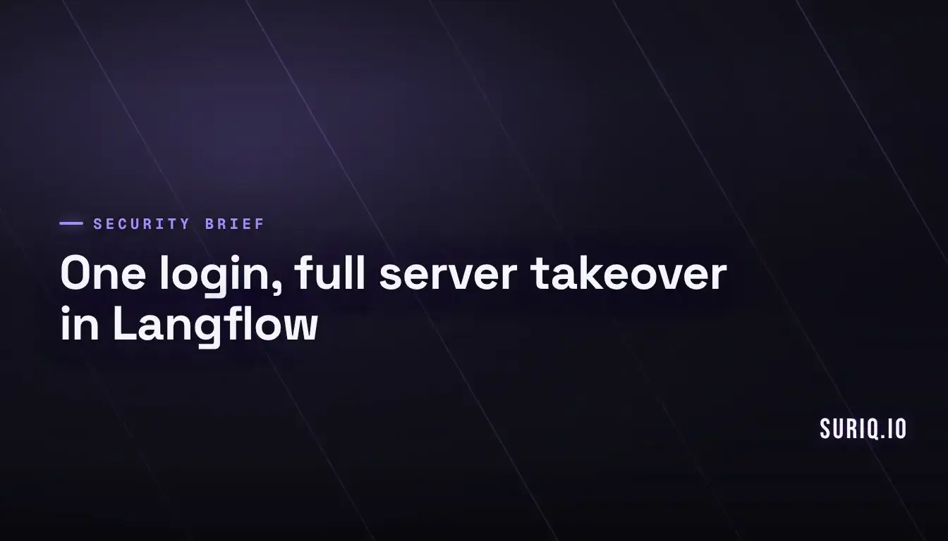 Langflow workflow pipeline diagram with one node breaking out of its sandbox