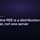 A pipeline RCE is a distribution channel, not one server