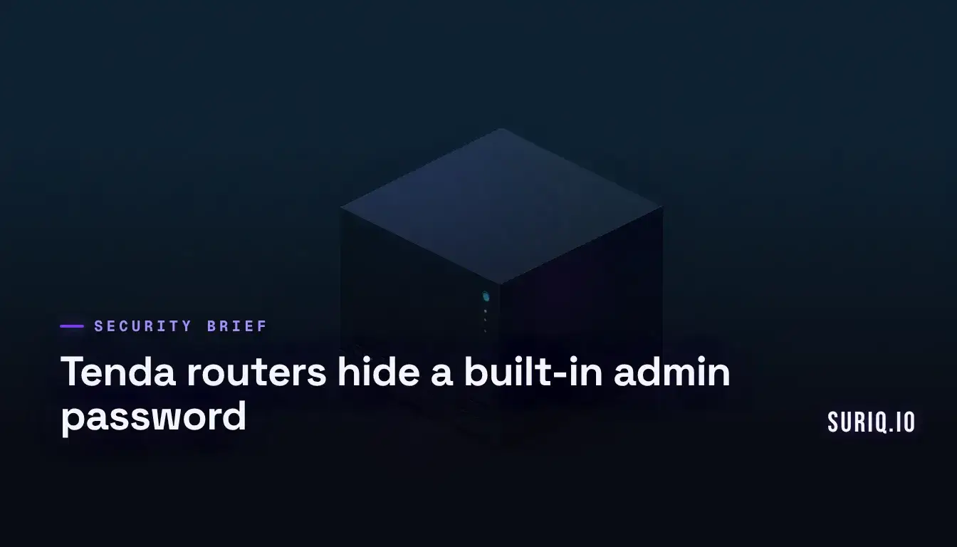 Isometric cutaway of a network appliance with a glowing hidden passage inside